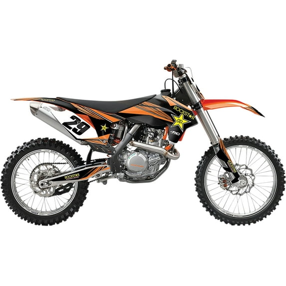 Factory Effex Rockstar Complete Graphics Kit Black 18-07530