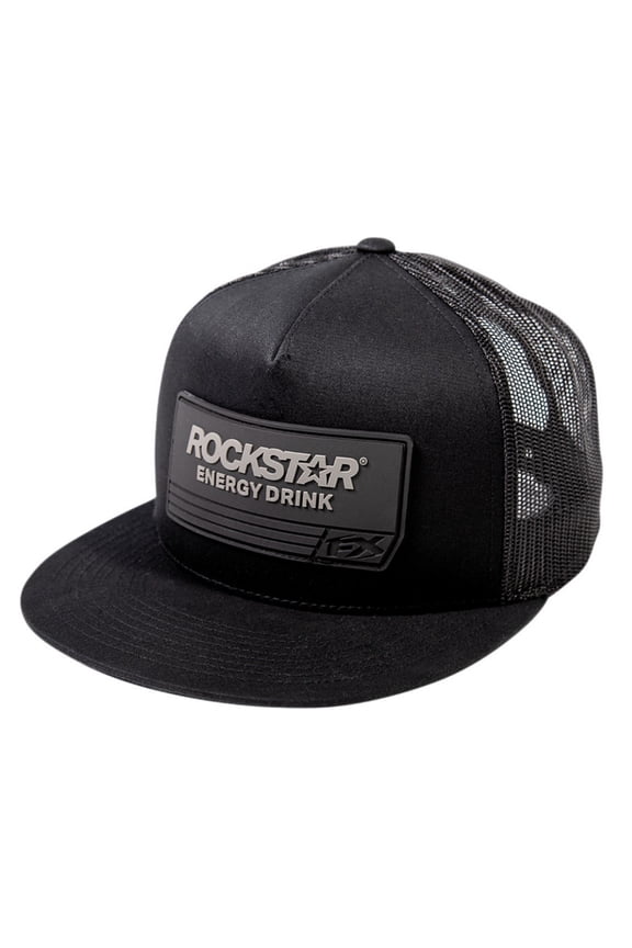 Rockstar Racewear Snapback Hat Black
