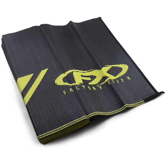 Factory Effex Suzuki Logo RV Mat Black/Yellow