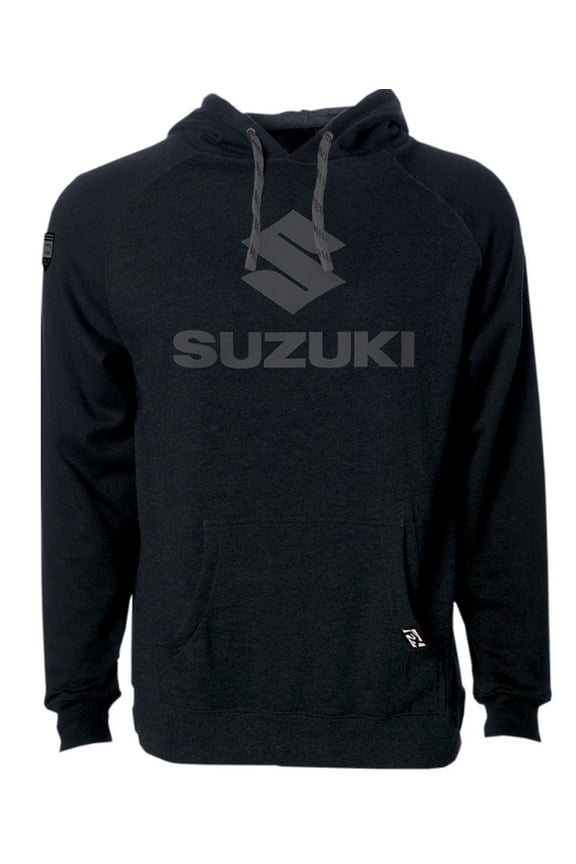 Suzuki Mens Pullover Hoody Black LG