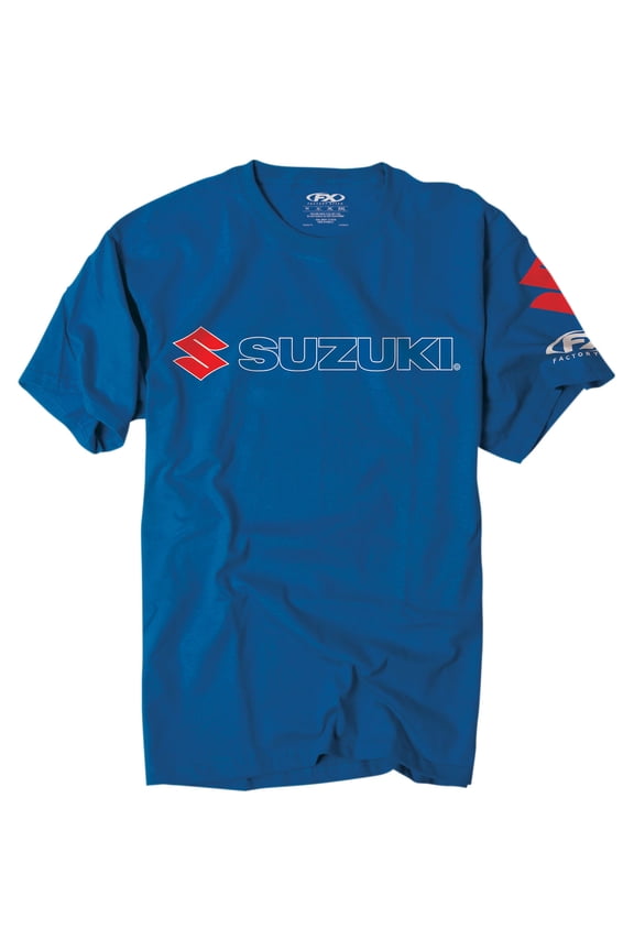 Suzuki Mens Short Sleeve T-Shirt Team Blue MD