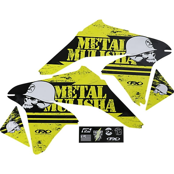 Factory Effex Suzuki Metal Mulisha Shroud Graphics Kit (23-11424)