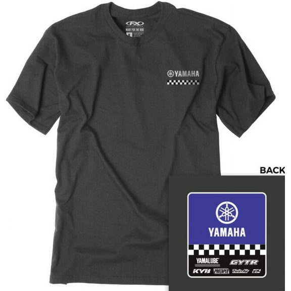 Factory Effex Yamaha Starting Line Youth Short Sleeve T-Shirt Charcoal MD