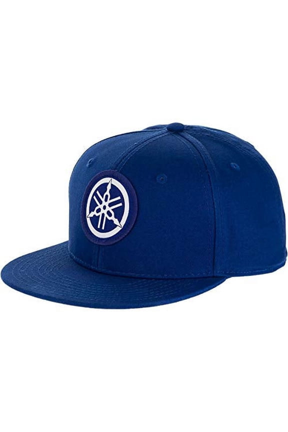 Yamaha Tuning Fork Youth Snapback Hat Royal Blue OS