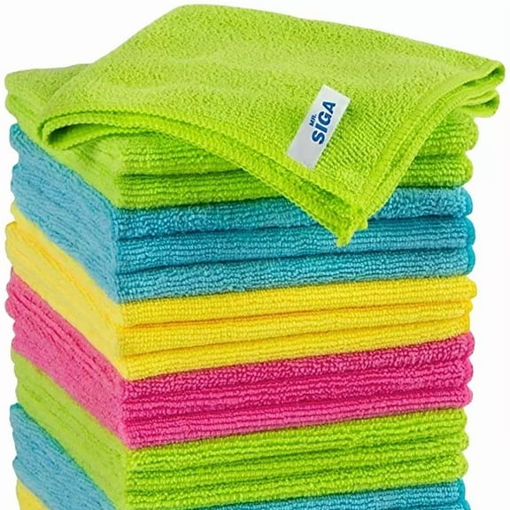 Factory Hot Sell 40X40CM Microfiber Cleaning Cloth Polishing Car Microfiber Cloth Car Kitchen Towel Microfiber Towel
