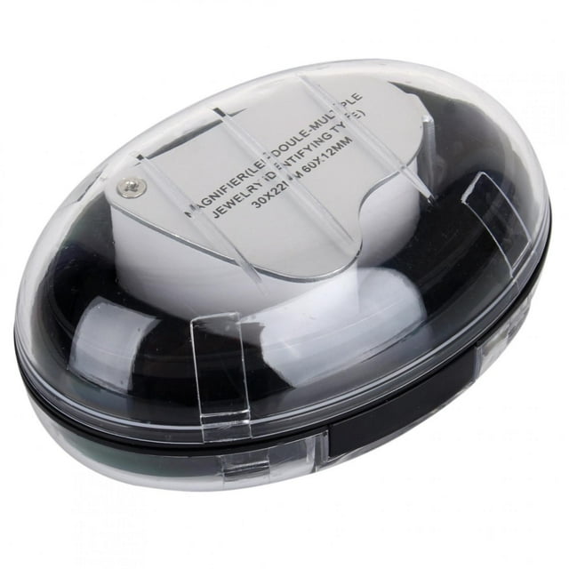 Factory Price 30X 60X Illuminated Magnifier Glass Loupe Dual Lens Lam