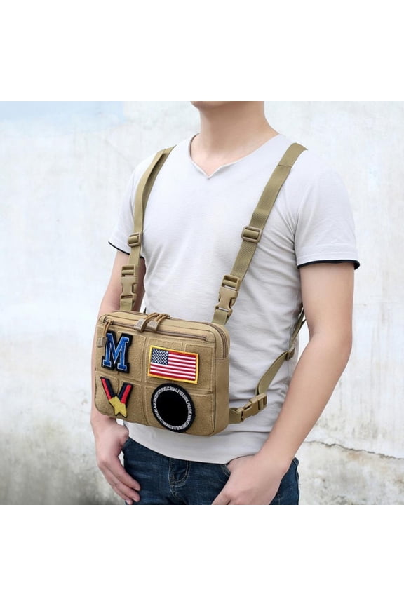 Factory Price!Chest Bag Adjustable Chest Rig Waist Bag Hip Hop Street Wear Shoulder Bag