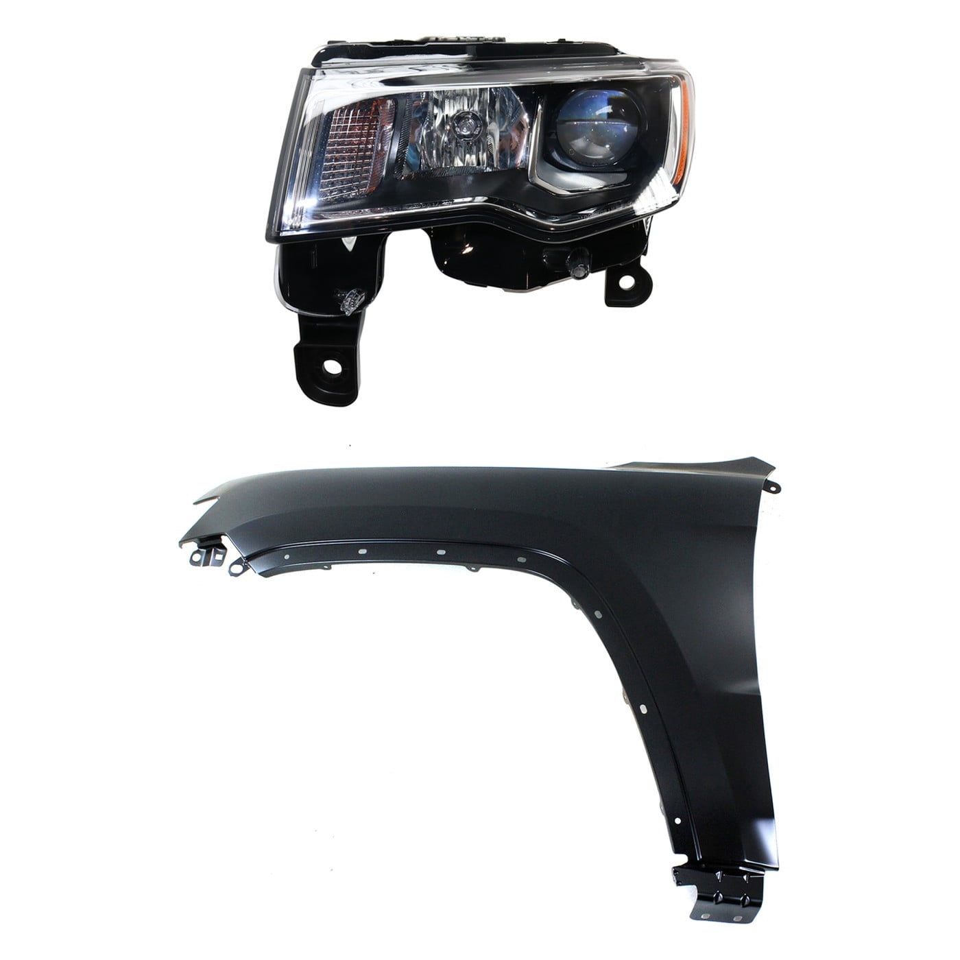 New Front Right Passenger RH Side Fender Fits 2011-21 Jeep Grand Cherokee Primed New Front Right Passenger RH Side Fender Fits 2011-21 Jeep Grand Cherokee Primed