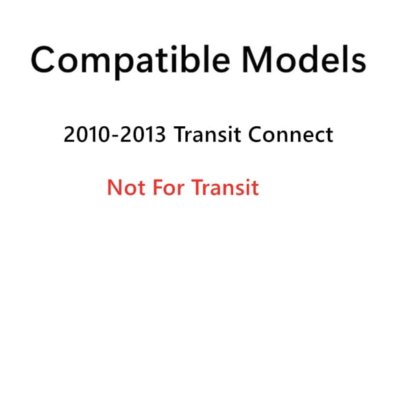 Factory Privacy Tinted Back Window Back Glass Driver Left Side Compatible with Ford Transit Connect 2010-2013 Models