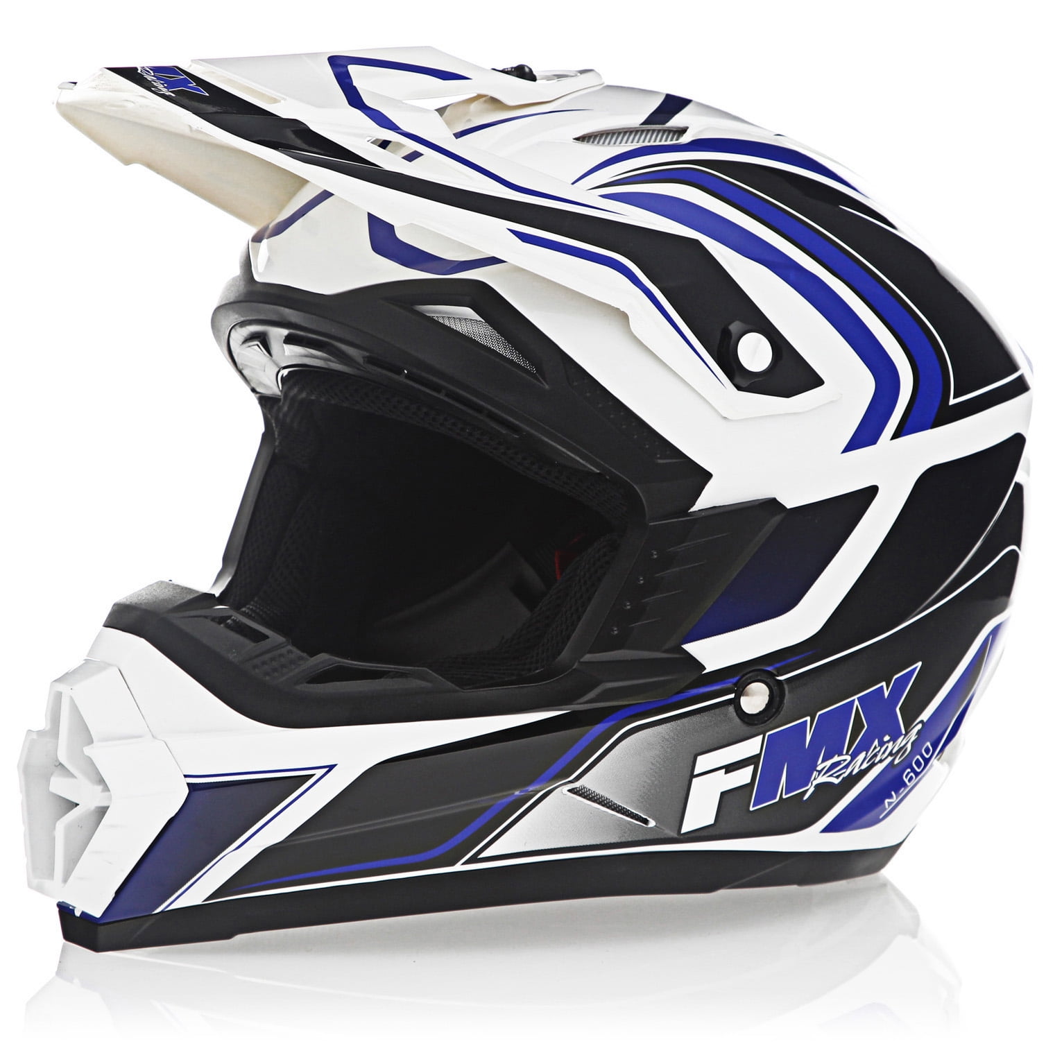 Factory Racing FMX Motocross White Red Helmet size Medium