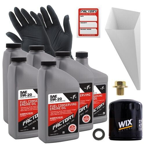 Factory Racing Parts Oil Change Kit Compatible with Ford Bronco Sport 1