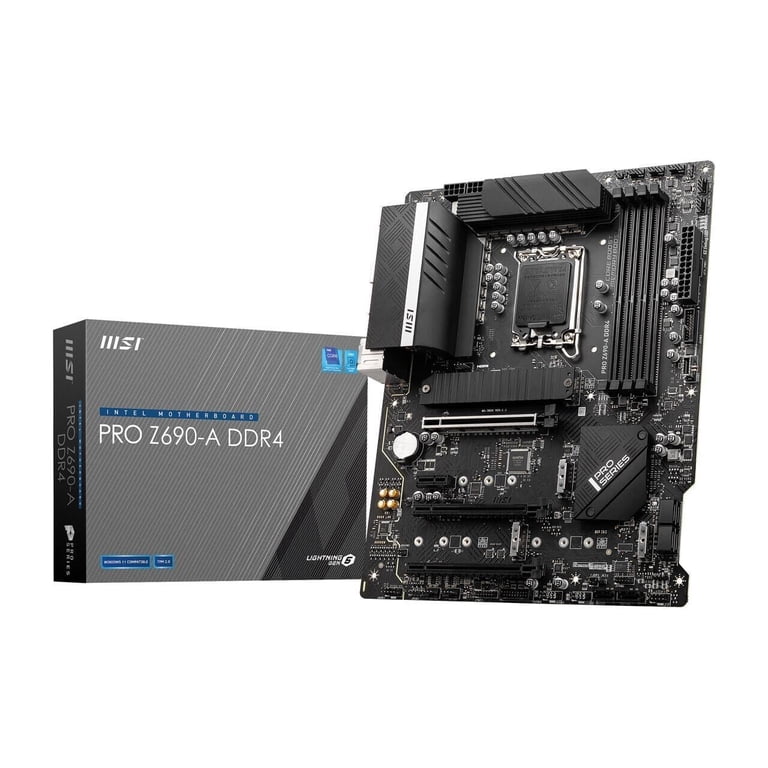 Restored MSI PRO Z690-A DDR4 LGA 1700 Intel Z690 SATA 6Gb/s ATX