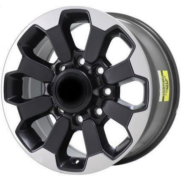 Factory Replacement New Alloy Wheel for 2017-2022 Dodge 2500 Pick Up 17x8 inch Black Rim