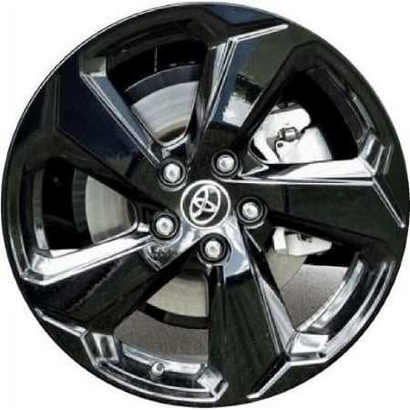 Factory Replacement New Alloy Wheel for 2019-2021 Toyota Rav-4 18x7 inch Black Rim