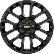 Factory Replacement New Alloy Wheel for 2022-2023 Chevrolet Silverado 1500 22x9 inch Black Rim