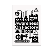 Factory Safety Awareness Decor - Factory Workers - 13x19 Poster Print