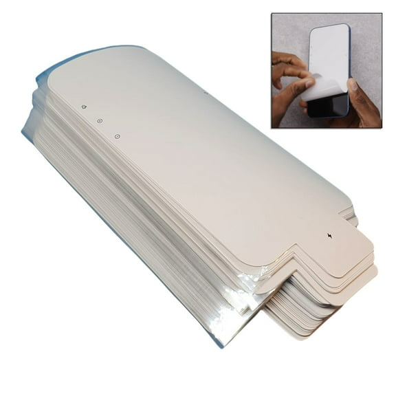 Factory Seal Compatible With iPhone 16 White Paper Card Screen Protection Pack of 100