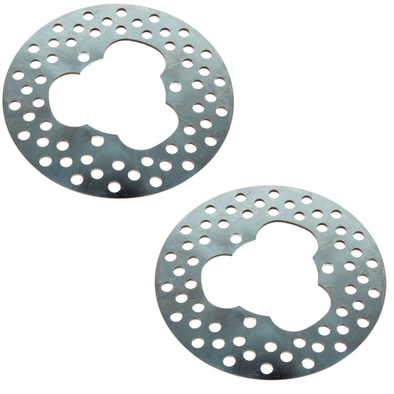 Factory Spec, (2)FS-2001, 2 Front Disc Brake Rotors Kawasaki Bayou 300 & 400 4x4; Prairie 300 & 400 2x4 & 4x4