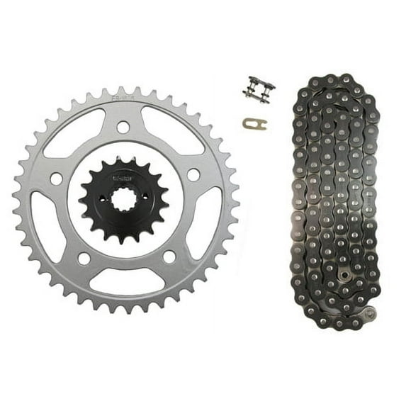 Factory Spec, Black 525x122 O-Ring Drive Chain & 17/41 Sprockets compatible with Honda Shadow 750 ACE VT750