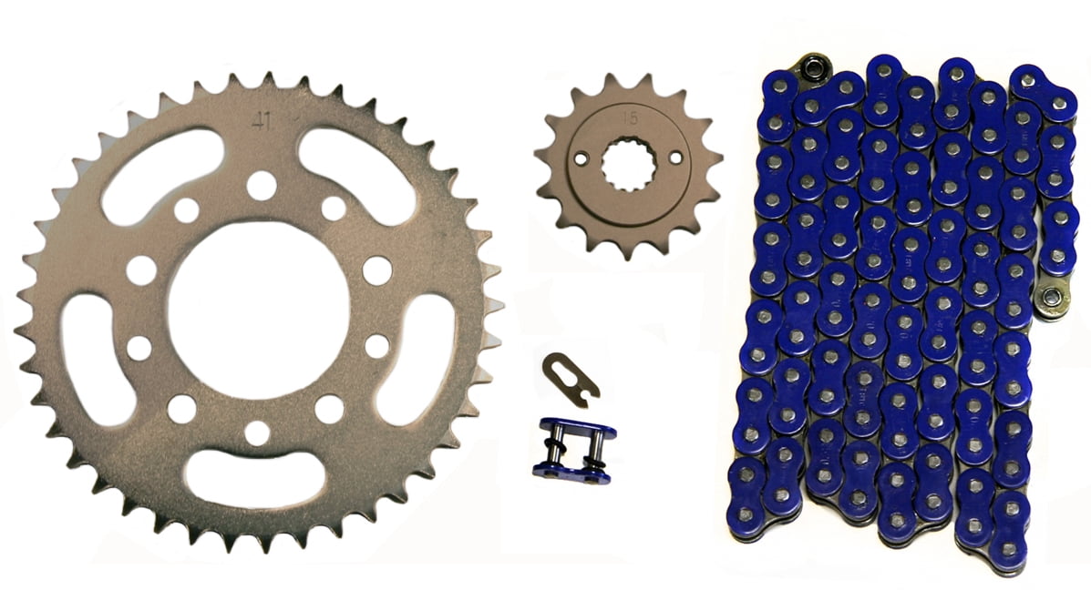 Black 525x122 O-Ring Chain 17/41 Sprockets 2001-2007 Honda Shadow 750 - Foto 2