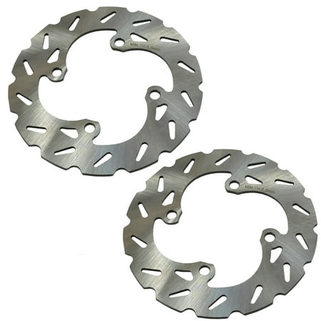 Factory Spec, FS-2074W, Front AND Rear Wave Disc Brake Rotor 2000-2016 for Kawasaki KX65 & 2003-2005 for Suzuki RM65