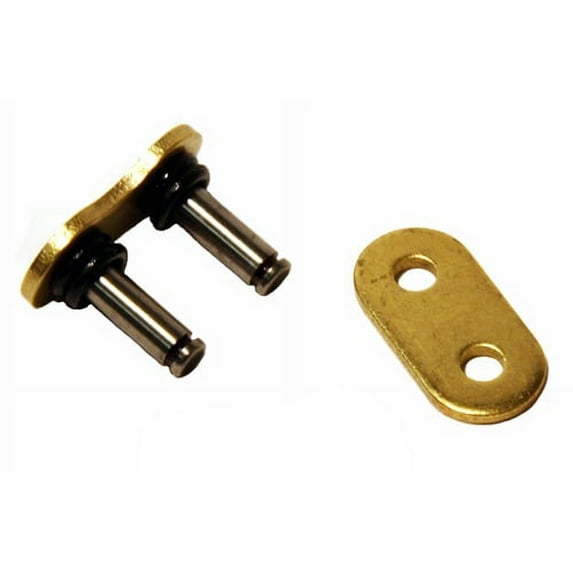 Factory Spec, FS-520-OG-RML, O-Ring Chain Master Link Rivet Style Gold 520 Pitch ORing