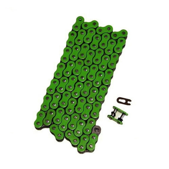 Factory Spec, FS-520-OGR, Heavy Duty Green O Ring Chain 520x72 ORing 72 Links