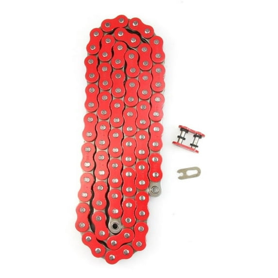 Factory Spec, FS-520X-R, 520 x 70 Heavy Duty Red X-Ring Chain 520 Pitch x 70 Link XRing Master Link