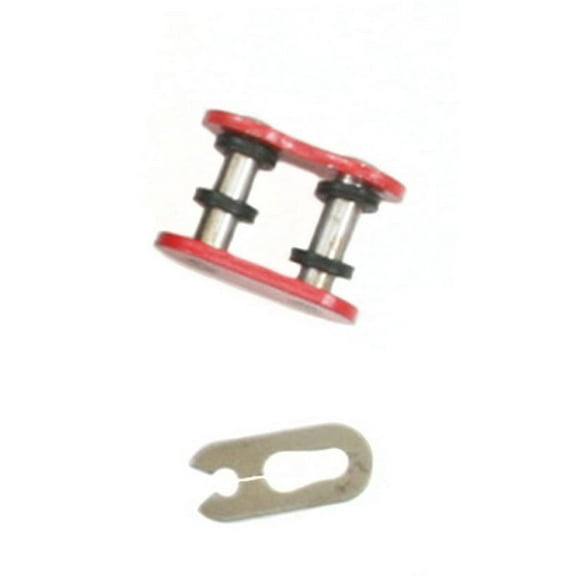 Factory Spec, FS-525-ORML, O-Ring Chain Master Link Clip Style Red 525 Pitch ORing