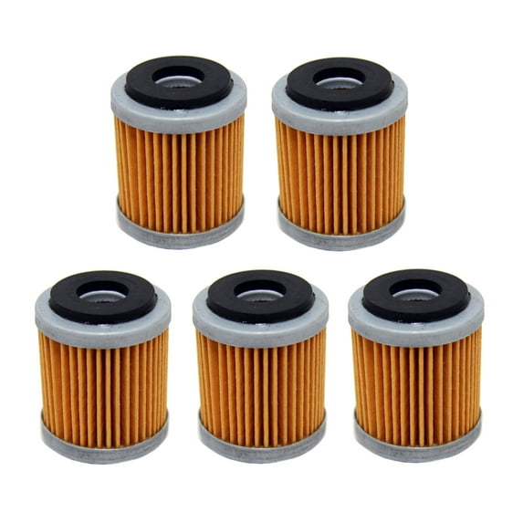 Factory Spec, FS-720, 5 Pack Oil Filters, for Yamaha YFZ450, WR250F, YZ250F, WR450F, YZ450F