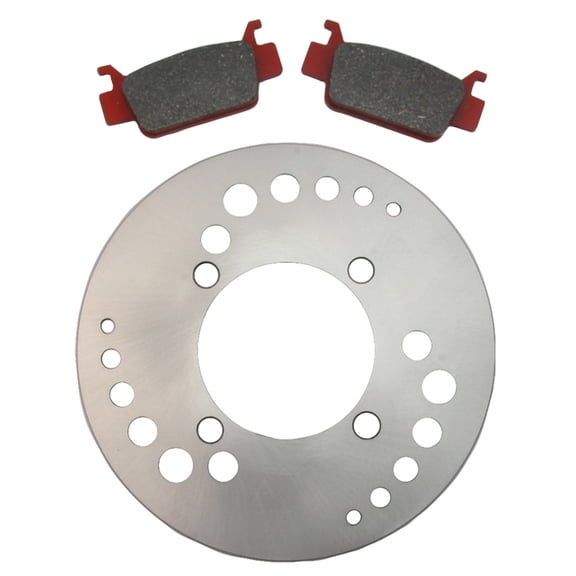 Factory Spec, Front Disc Brake Rotor & Brake Pads fits Honda Rincon 680, 2005-2014 Rubicon 500 & 2005-2011 Foreman 500