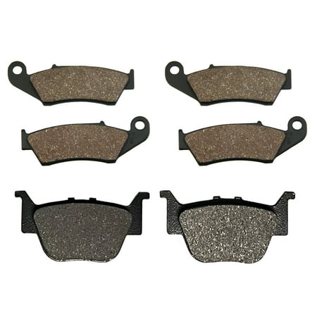 Factory Spec, Front & Rear Brake Pads for Honda TRX450R & TRX450ER Sportrax 450 fits 2004-2014 models