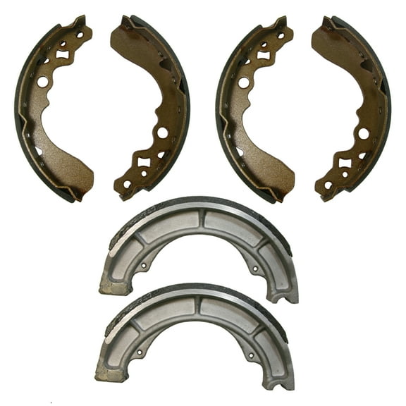 Factory Spec, KIT-7107107106, Front & Rear Brake Shoes for Suzuki Quadrunner 250 2x4 & 4x4