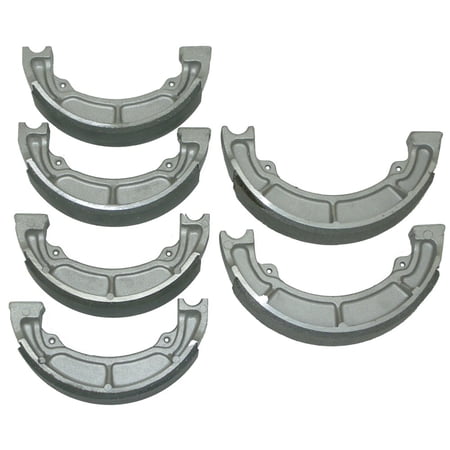 Factory Spec, KIT-7109109125, Front & Rear Brake Shoes for Kawasaki Bayou 220, Bayou 250 & 1986-1988 Bayou 185