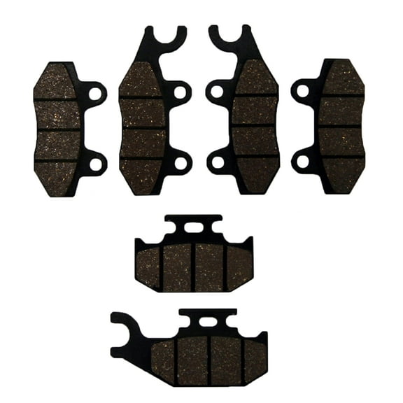 Factory Spec, KIT-7423424460, Front & Rear Brake Pads for Yamaha Rhino 660, Rhino 450 & 2006-2012 Raptor 700