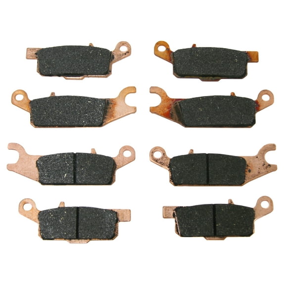 Factory Spec, KIT-7443444456457, Front & Rear Brake Pads for Yamaha Grizzly 550 & Grizzly 700