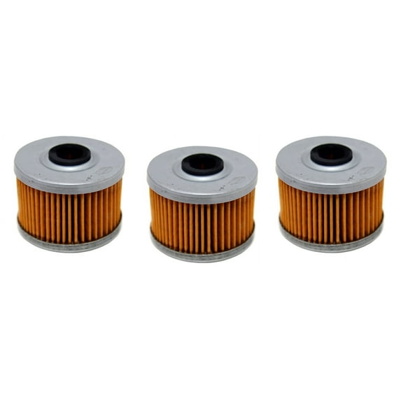 Factory Spec Motor Oil Filter Fits Honda Fourtrax 300 1988-2000, 3 Pack