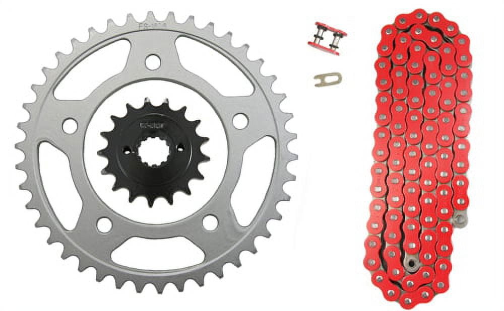 Caltric O-Ring Drive Chain & Sprockets Kit For Suzuki GSX750F Katana 750 (1998-2006)