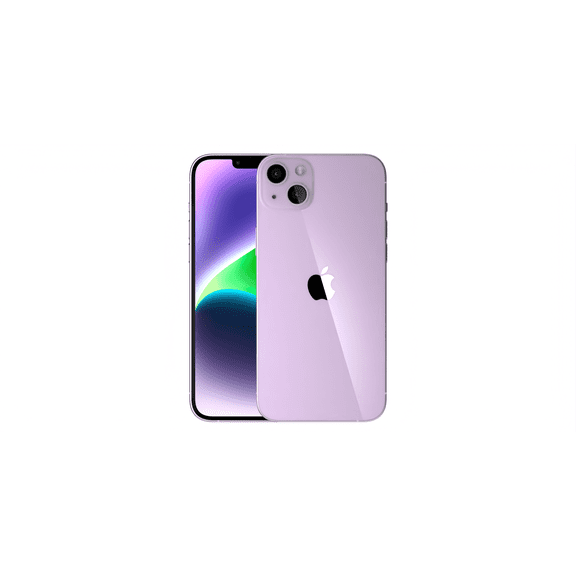 Pre-Owned Factory Unlocked, Apple, iPhone 14, Cell Phone, 256GB 6GB RAM, 3279 mAh, Smartphone, Purple
