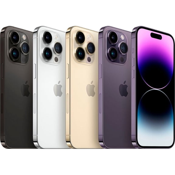 (Open Box) Factory Unlocked Apple iPhone 14 Pro Max Cell Phone 256GB 6GB RAM, Smartphone, Gold