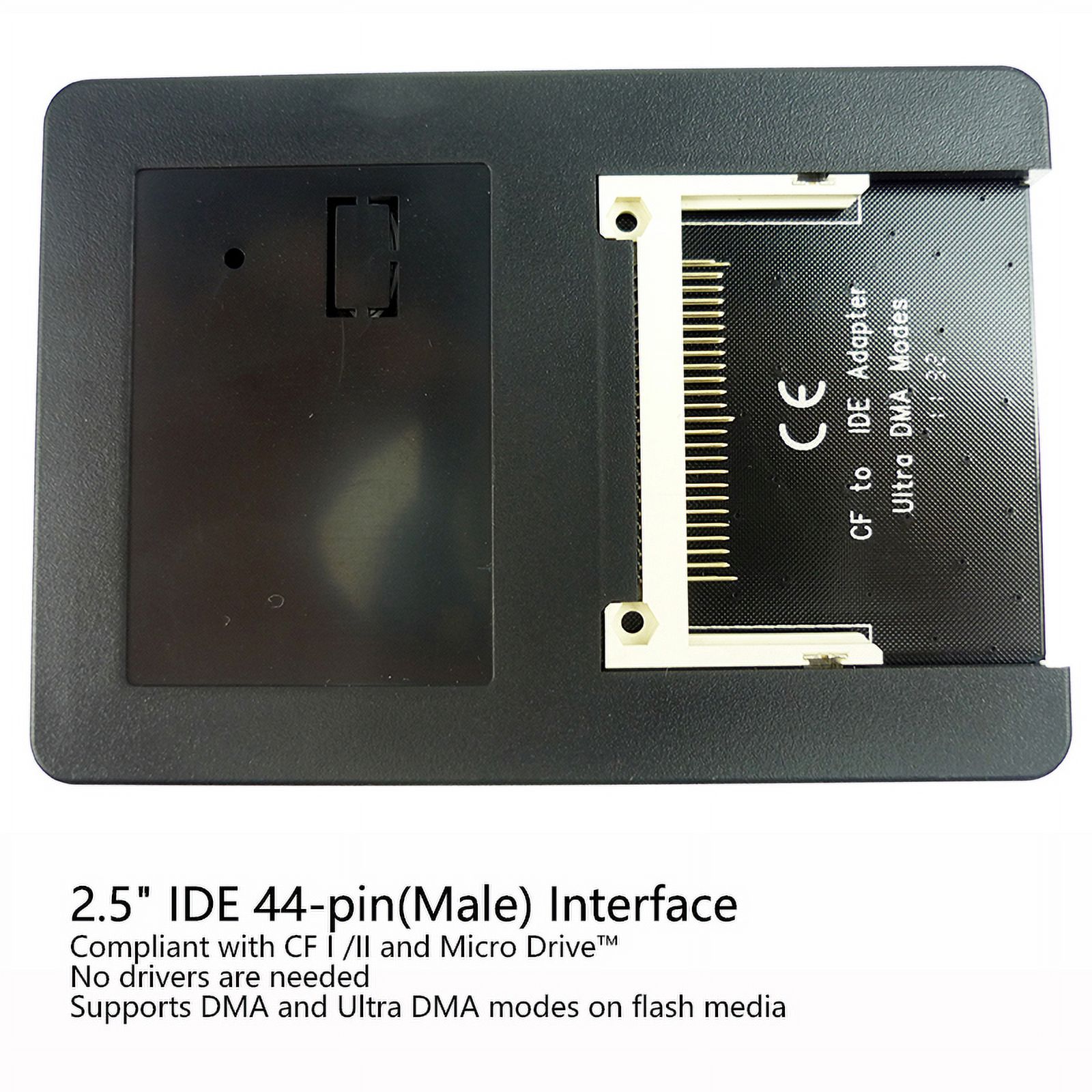 Factory price 44 pin male 2.5" IDE to CF Adapter Compact Flash Type I