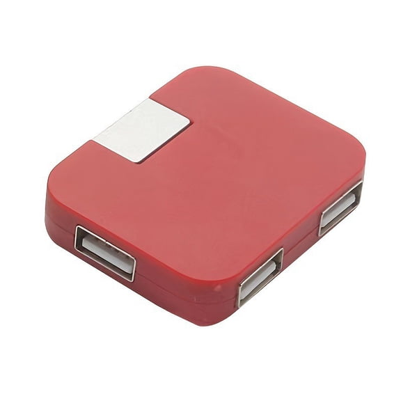 Factory sales usb2.0hub splitter one to four hub folding square 4-port expander multi-interface expander