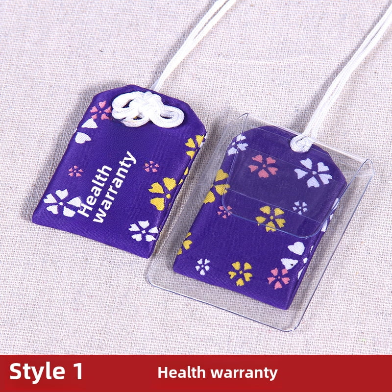 Factory wholesale Japanese embroidery blessing sachet bag carryon