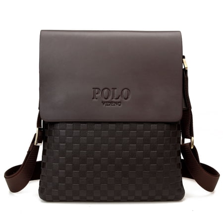 Factory wholesale price classic Plaid men square single shoulder bag Europe fashion bag on behalf of a man,Black