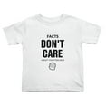 thumbnail image 1 of Facts Don't Care About Your Feelings Cute Toddler Tshirts for Boys Girls (White, 3T), 1 of 5