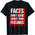 thumbnail image 1 of Facts Don't Care About Your Feelings Vintage American Flag T-Shirt, 1 of 4