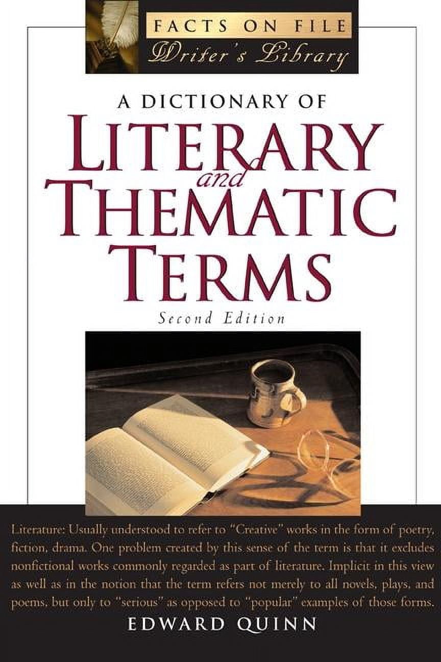 Facts on File Writer's Library A Dictionary of Literary and Thematic ...