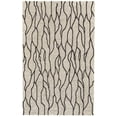 thumbnail image 1 of Fadden Minimalist Abstract Wool Rug, Warm Taupe/Black, 5ft x 8ft Area Rug, 1 of 5