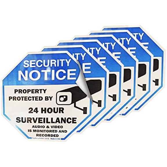 (Fade-Free) 6 Pack - 2" UV Security Stickers [Made in USA]$$Other