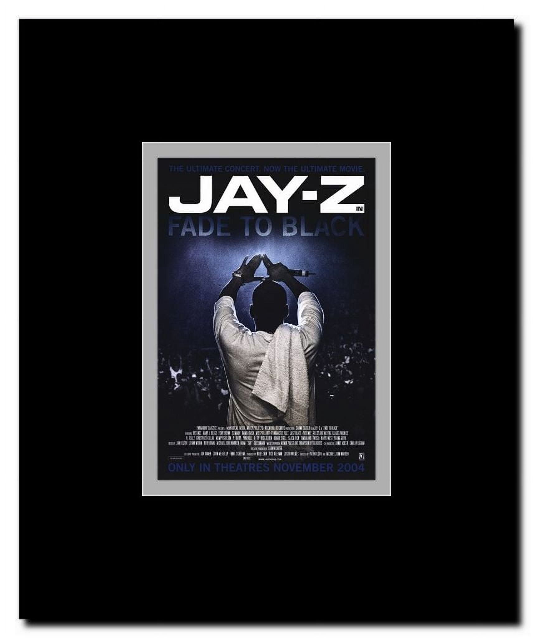 Fade to Black Framed Movie Poster